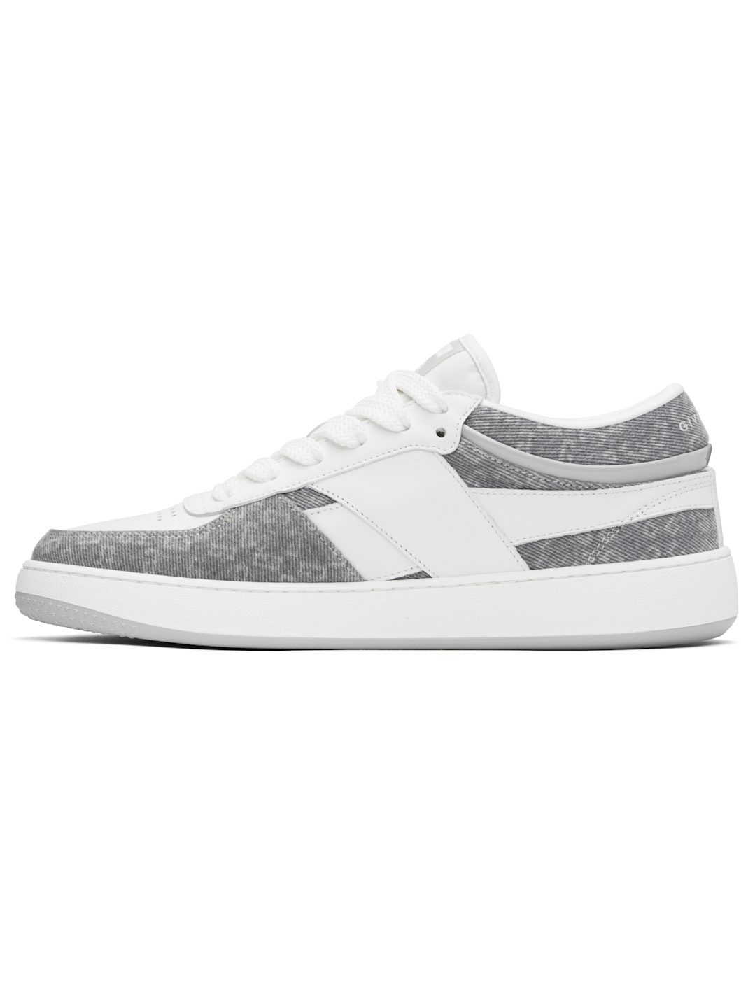White & Gray G Move Sneakers - 3