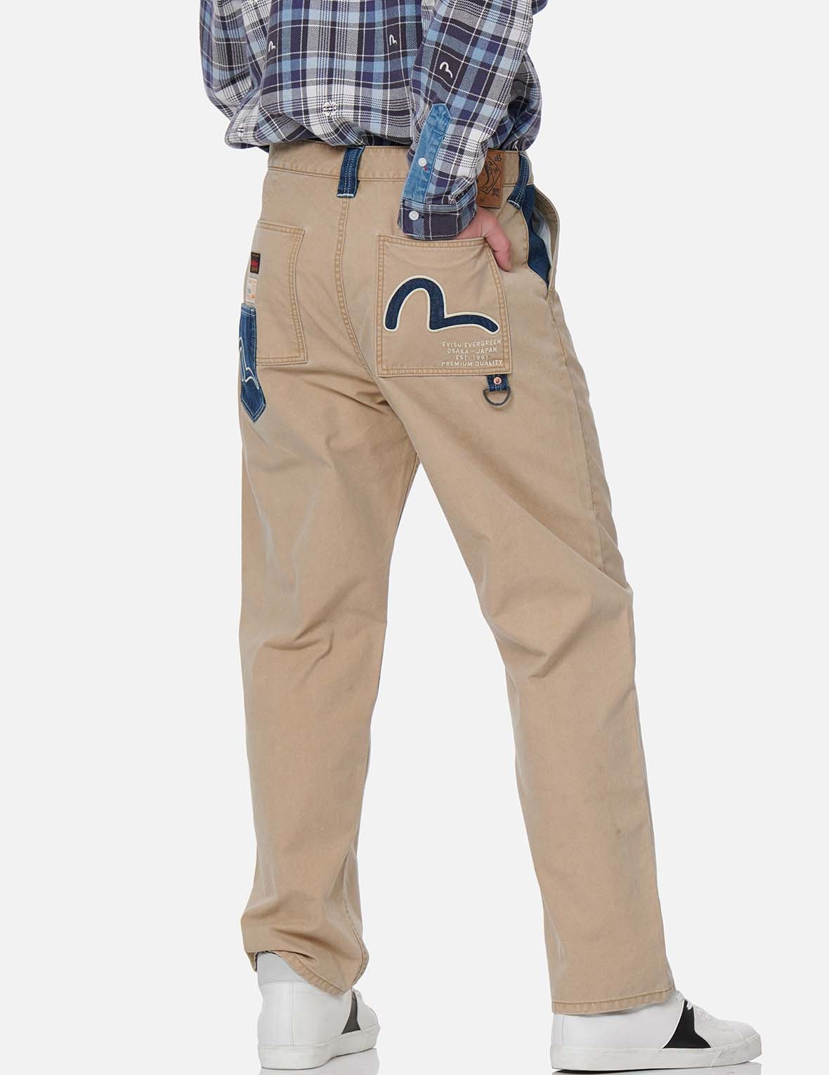 FABRIC BLOCKING WOVEN PANTS - 3
