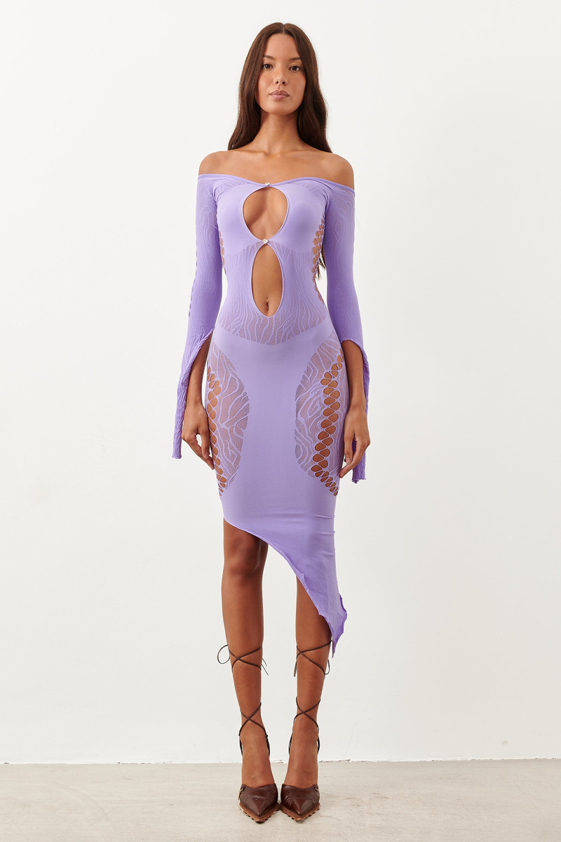 POSTER GIRL CHARLOTTE DRESS LILAC outlook
