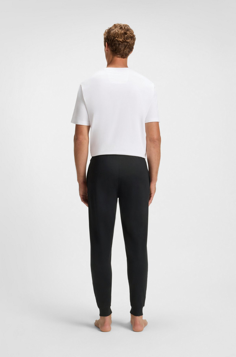 LOGO-PRINT TRACKSUIT BOTTOMS IN COTTON TERRY 4