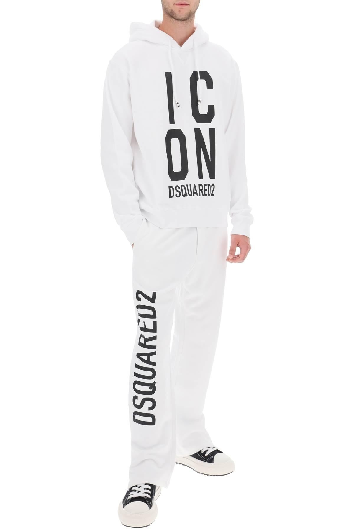 Dsquared2 'Icon Squared' Cool Fit Hoodie With Logo Print - 2