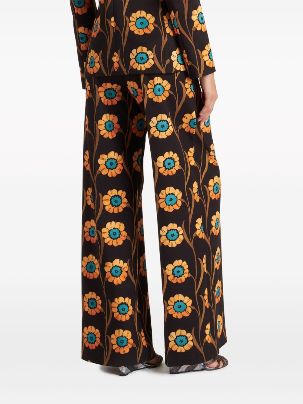 La Comasca floral-print trousers - 3