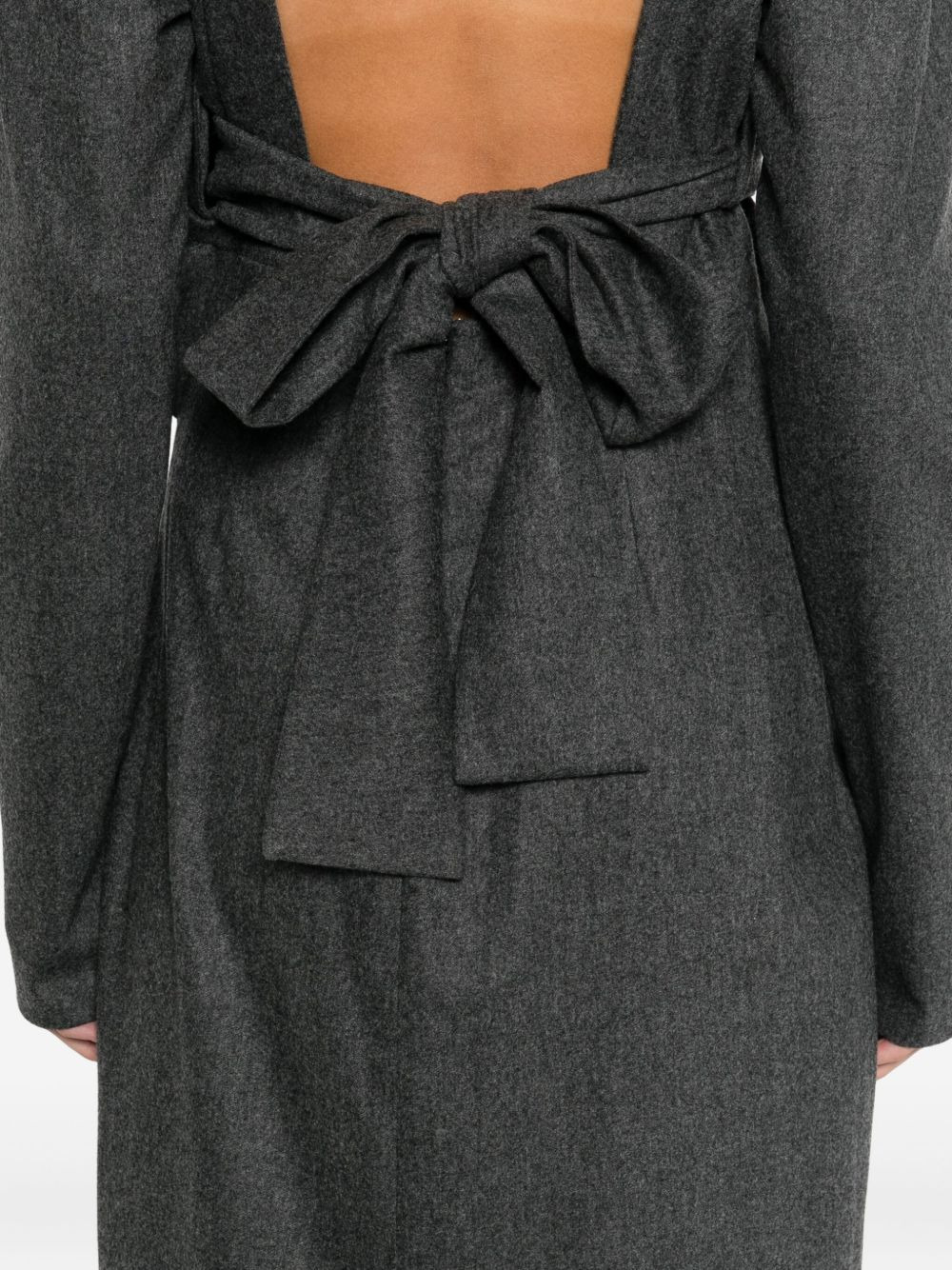 cross-neck wrap dress - 5