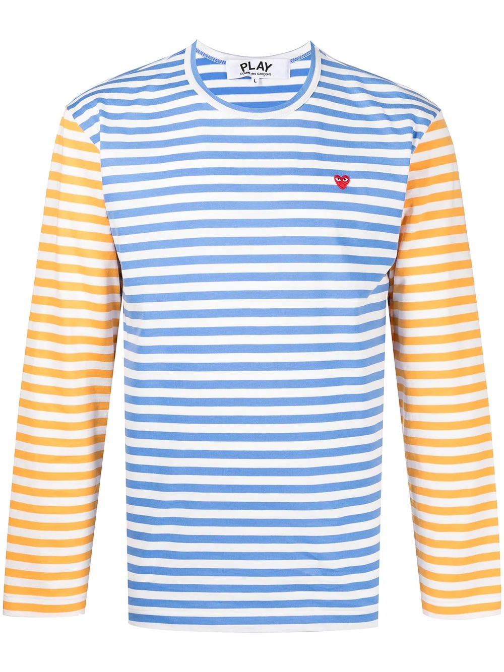 striped long-sleeve T-shirt - 1