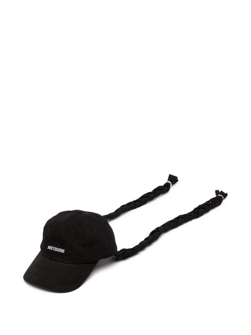 logo-embroidered cap 1