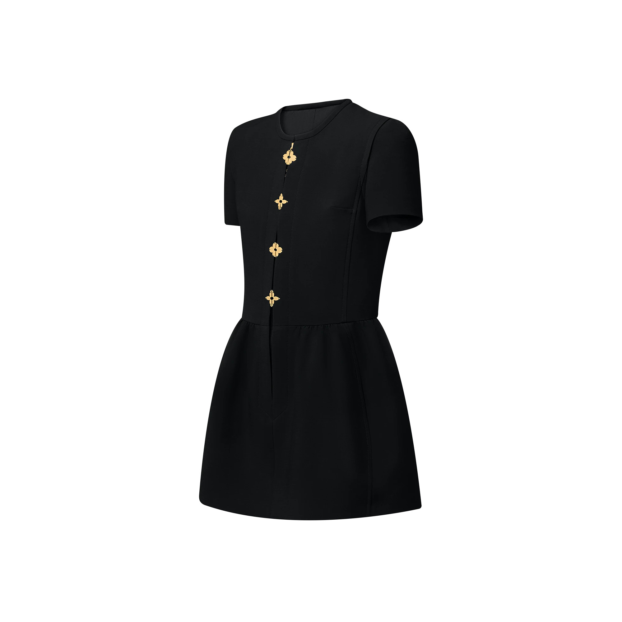 Monogram Flower Accent Dress - 2
