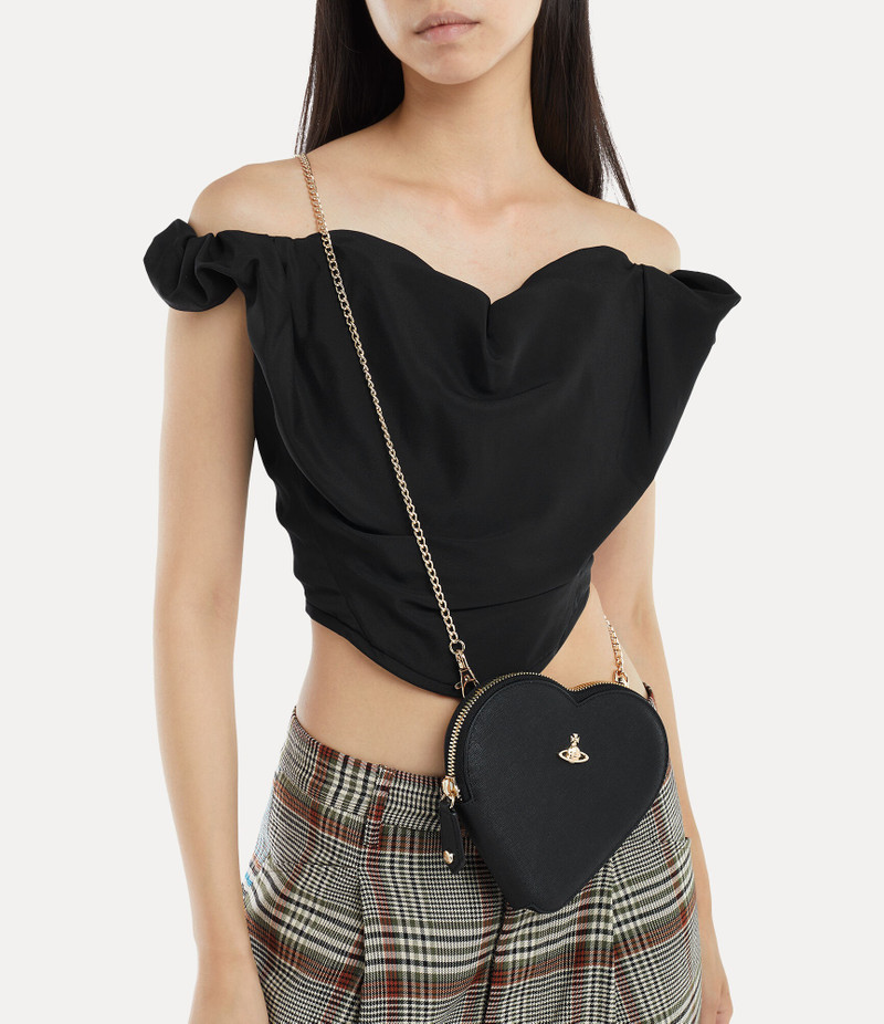 Vivienne Westwood SAFFIANO BIOGREEN HEART CROSSBODY outlook