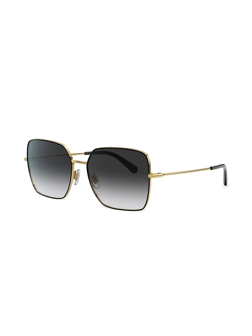 logo frame sunglasses - 3