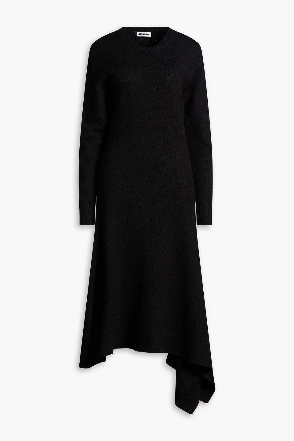 Asymmetric wool dress - 1