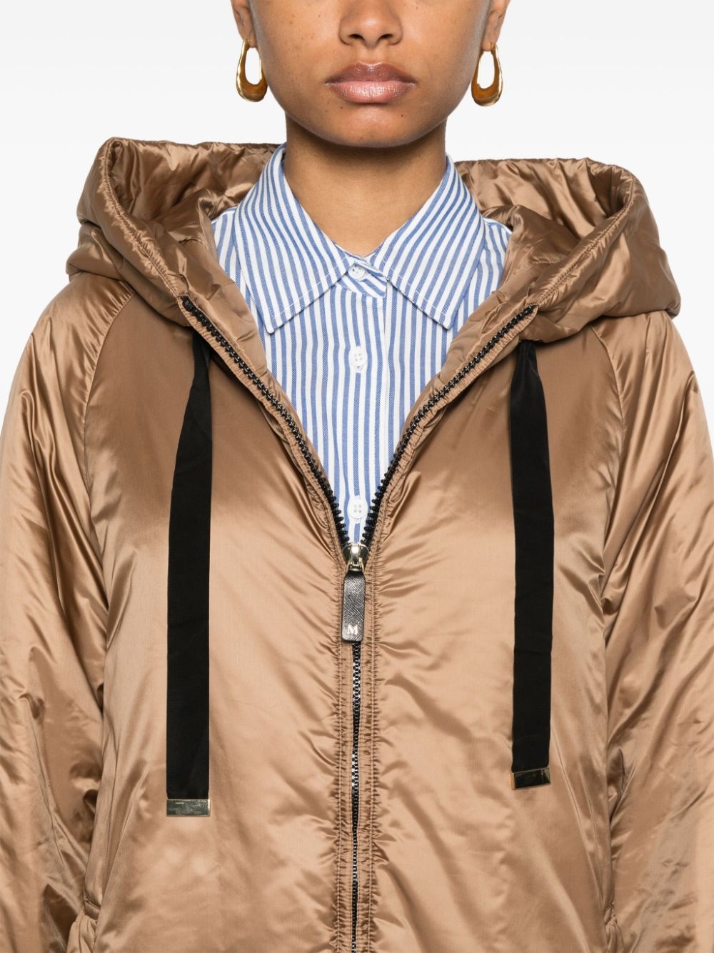 hooded parka coat - 5