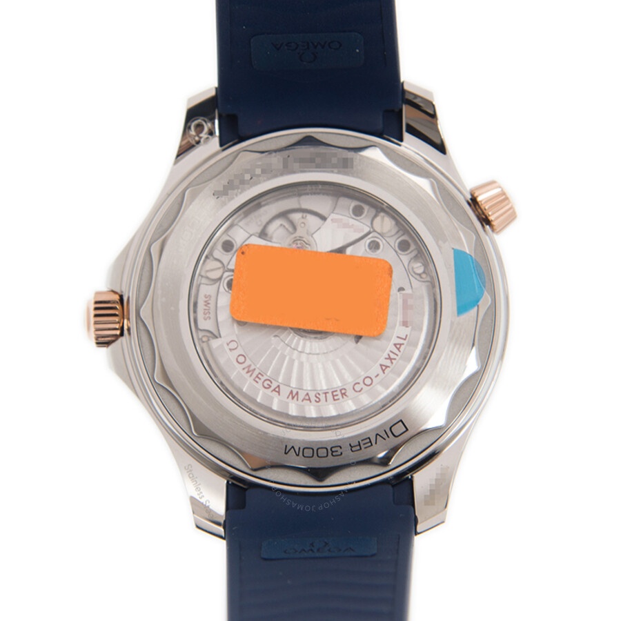 Omega Seamaster Diver Automatic Stainless Steel & 18kt Sedna Gold Blue Dial Men's 42 mm Watch 210.22 - 4