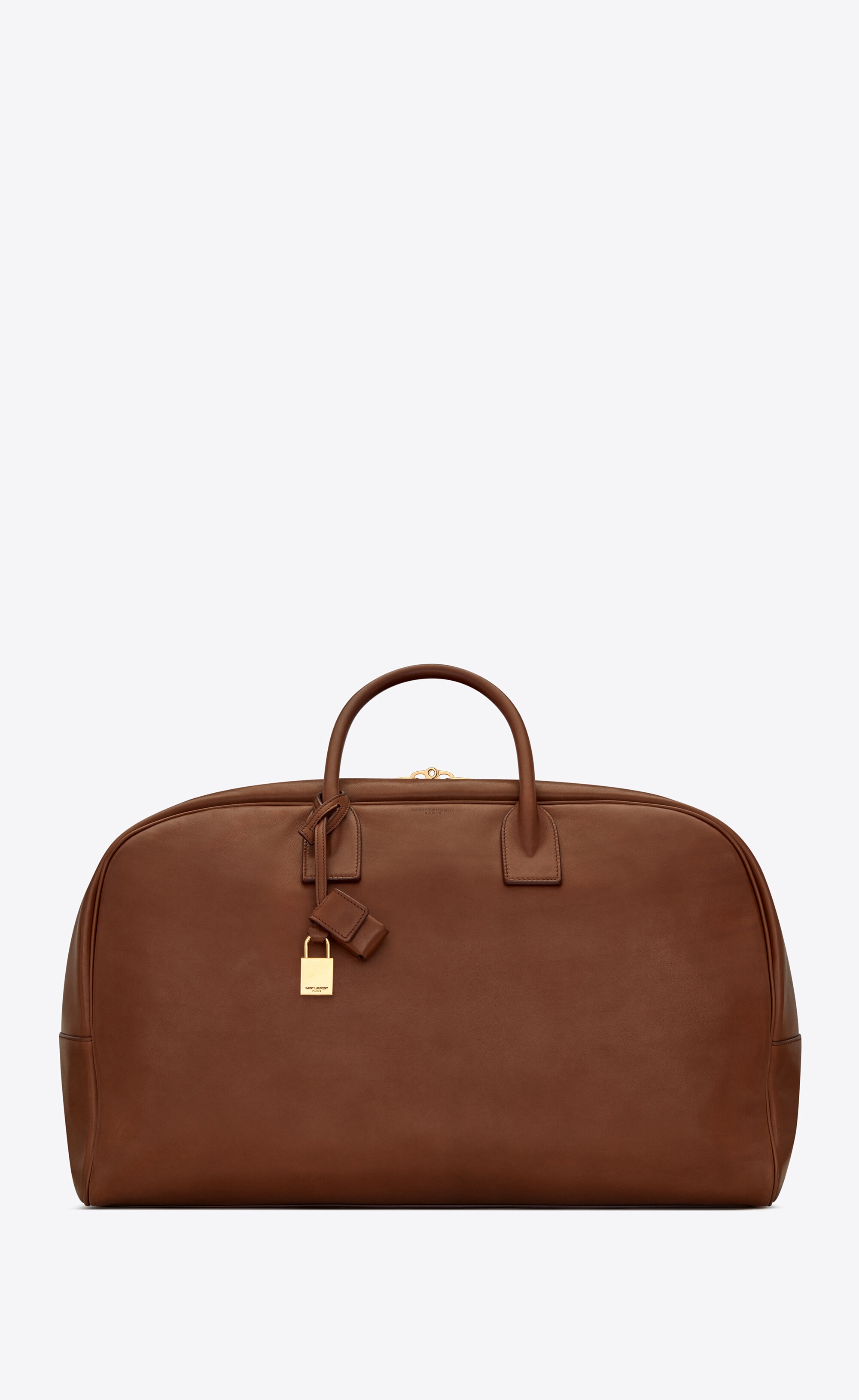 bowling bag in saddle leather - 1