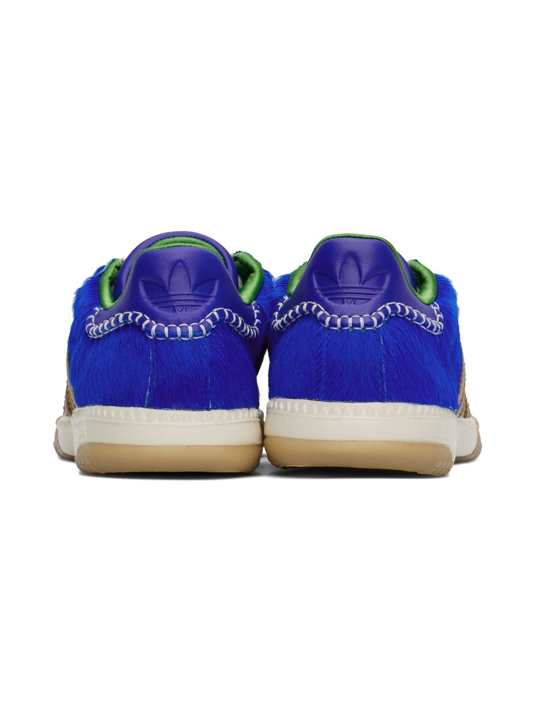 Brown & Blue adidas Originals Edition Pony Samba Millennium Sneakers - 2