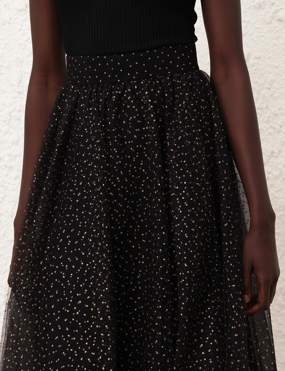 TULLE MIDI SKIRT - 5