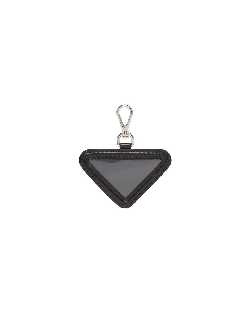 Prada Brushed leather name tag for pet outlook
