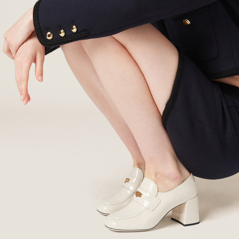 Miu Miu Patent leather loafers outlook
