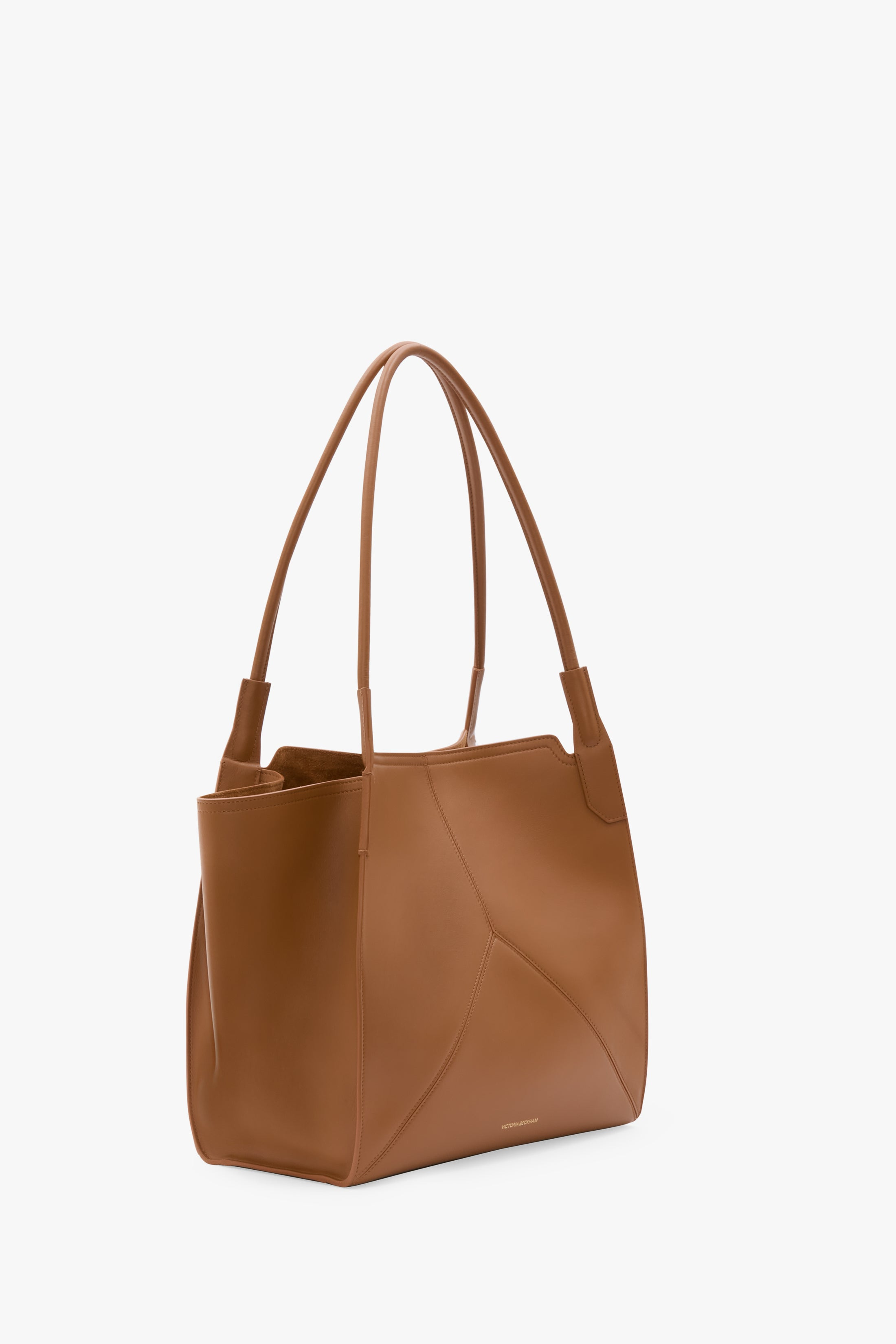Victoria Tote In Tan Soft Leather - 2