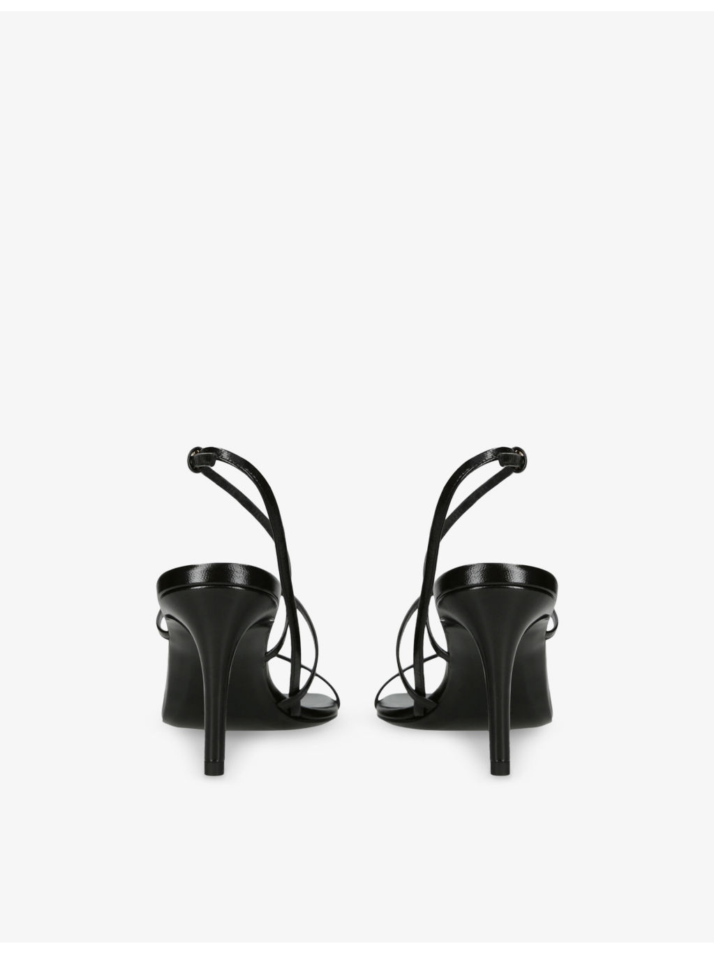 Loop Heeled Leather Sandals - 4