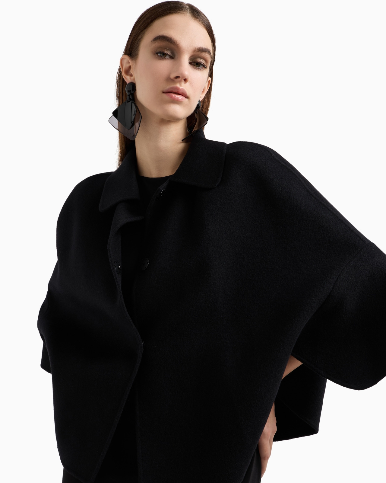 VIRGIN WOOL CAPE - 5