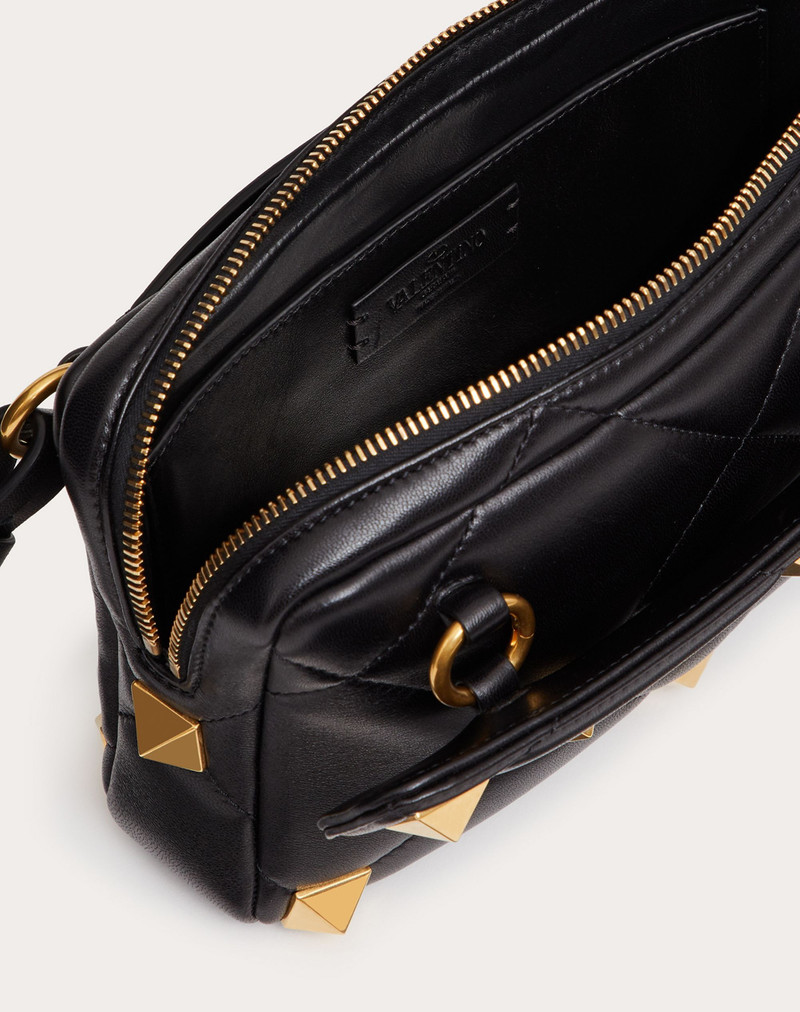 Roman Stud Nappa Crossbody Bag 4