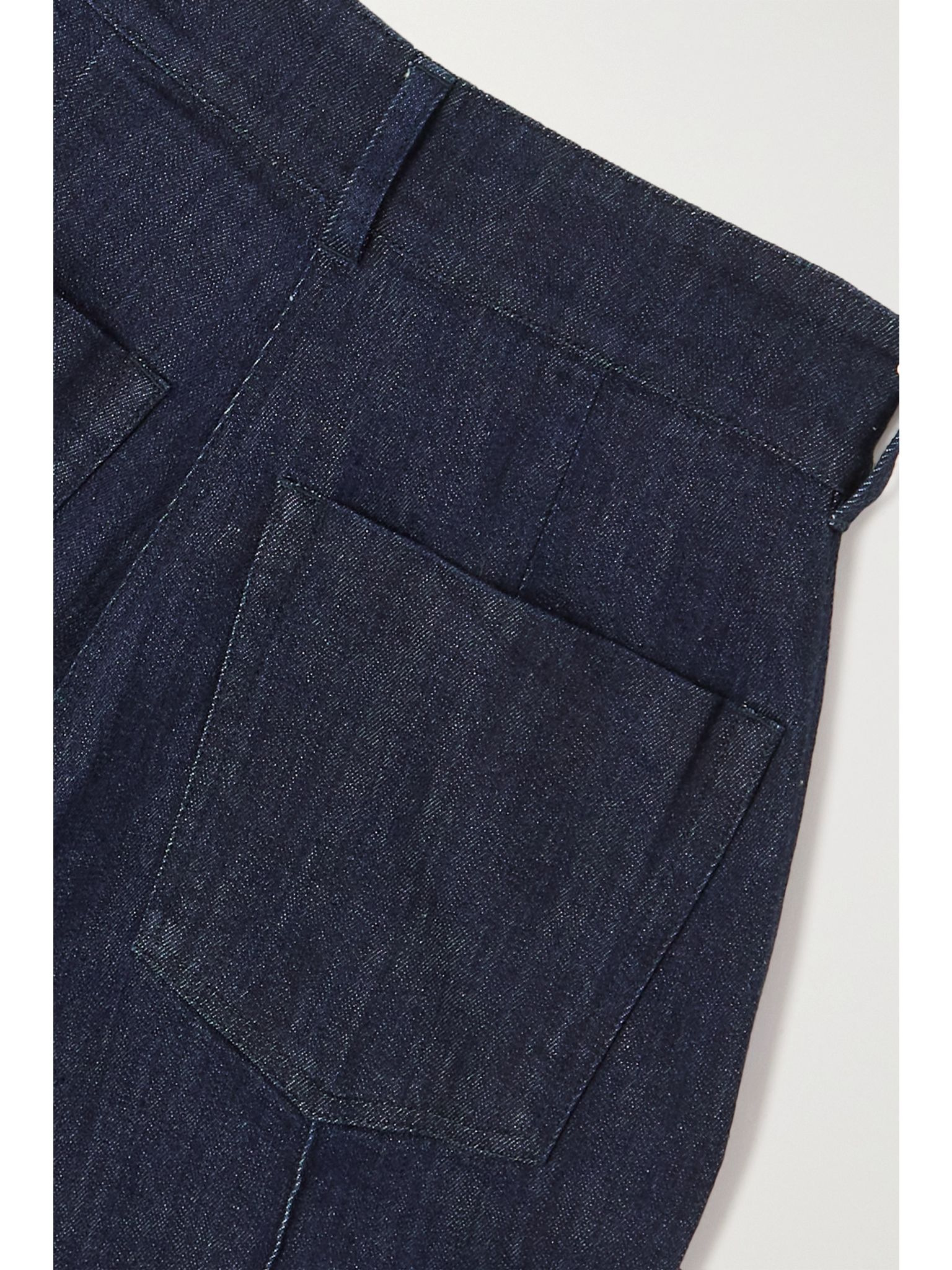 + NET SUSTAIN high-rise straight-leg stretch organic jeans Blue - 6