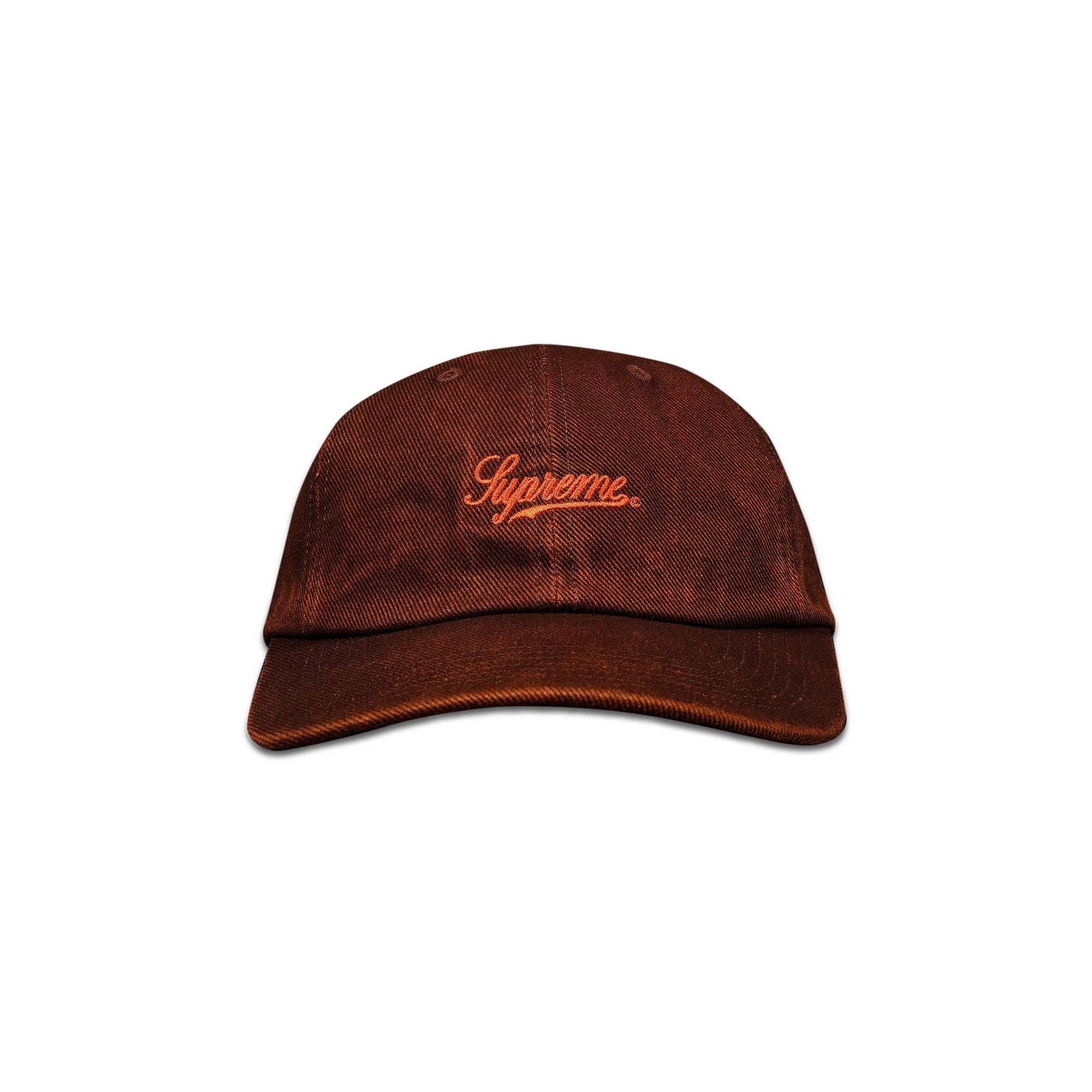 Supreme Washed Twill 6-Panel 'Brown' - 1