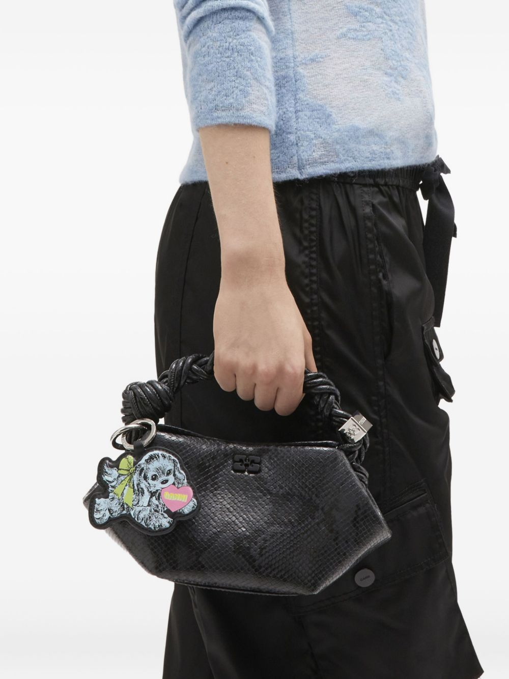 Blue Puppy keyring - 3