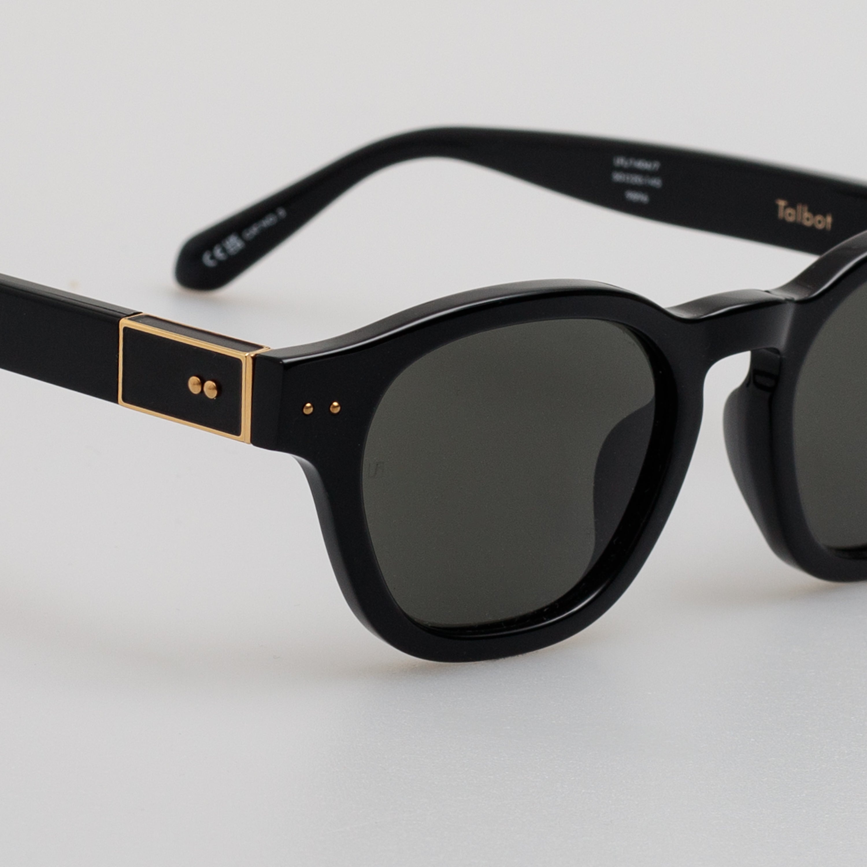 Talbot Sunglasses in Black - 3