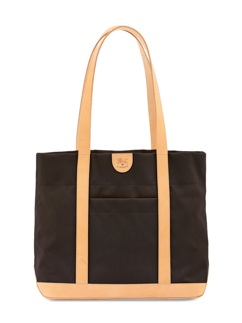 Women's Caramella Classic Medium Tote - Nero Natural 1