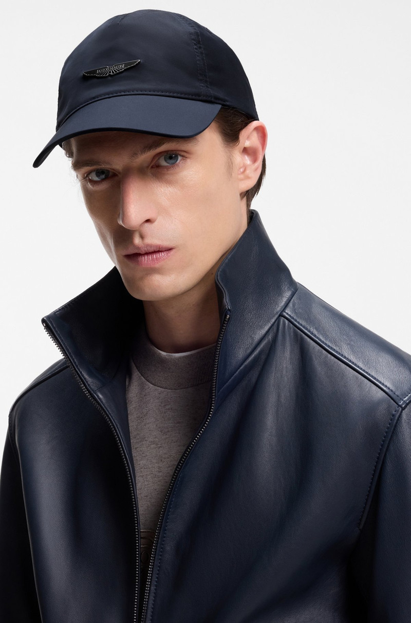 BOSS X ASTON MARTIN WATER-REPELLENT CAP WITH WING RIVET 4