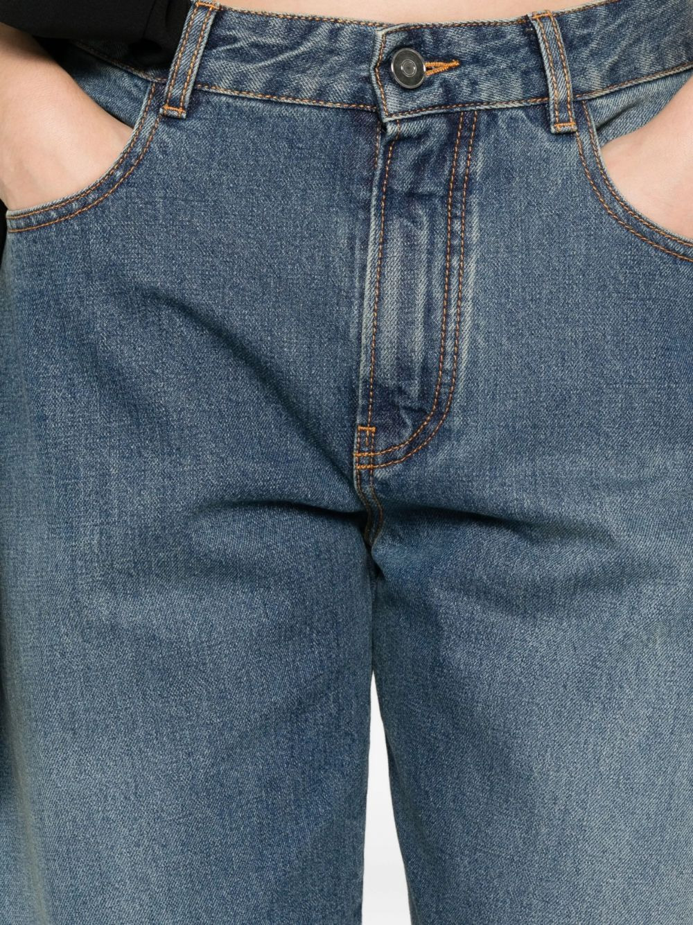 cotton-blend jeans - 5