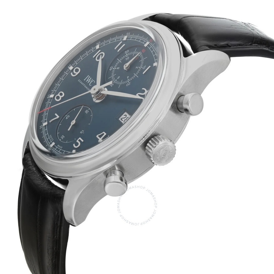 Pre-owned IWC Classic Edition Laureus Chronograph Blue Dial Men's Watch IW390406 - 3