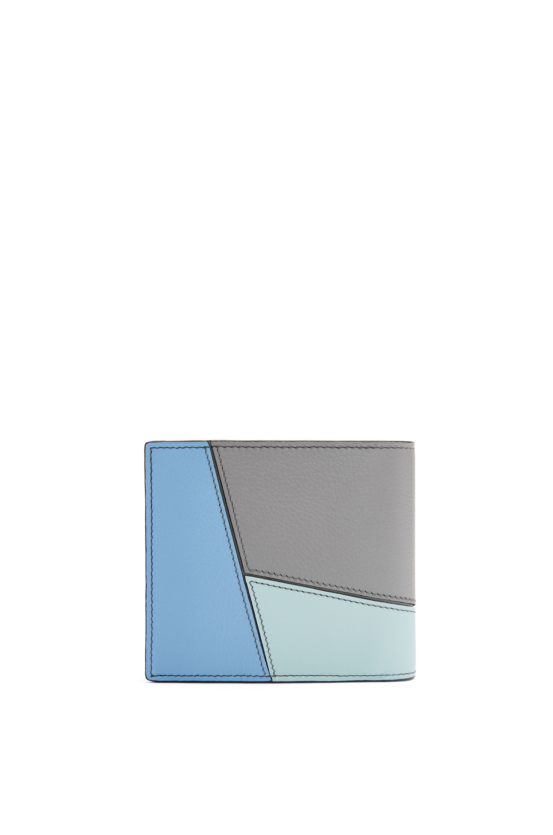 Puzzle bifold wallet in classic calfskin - 4