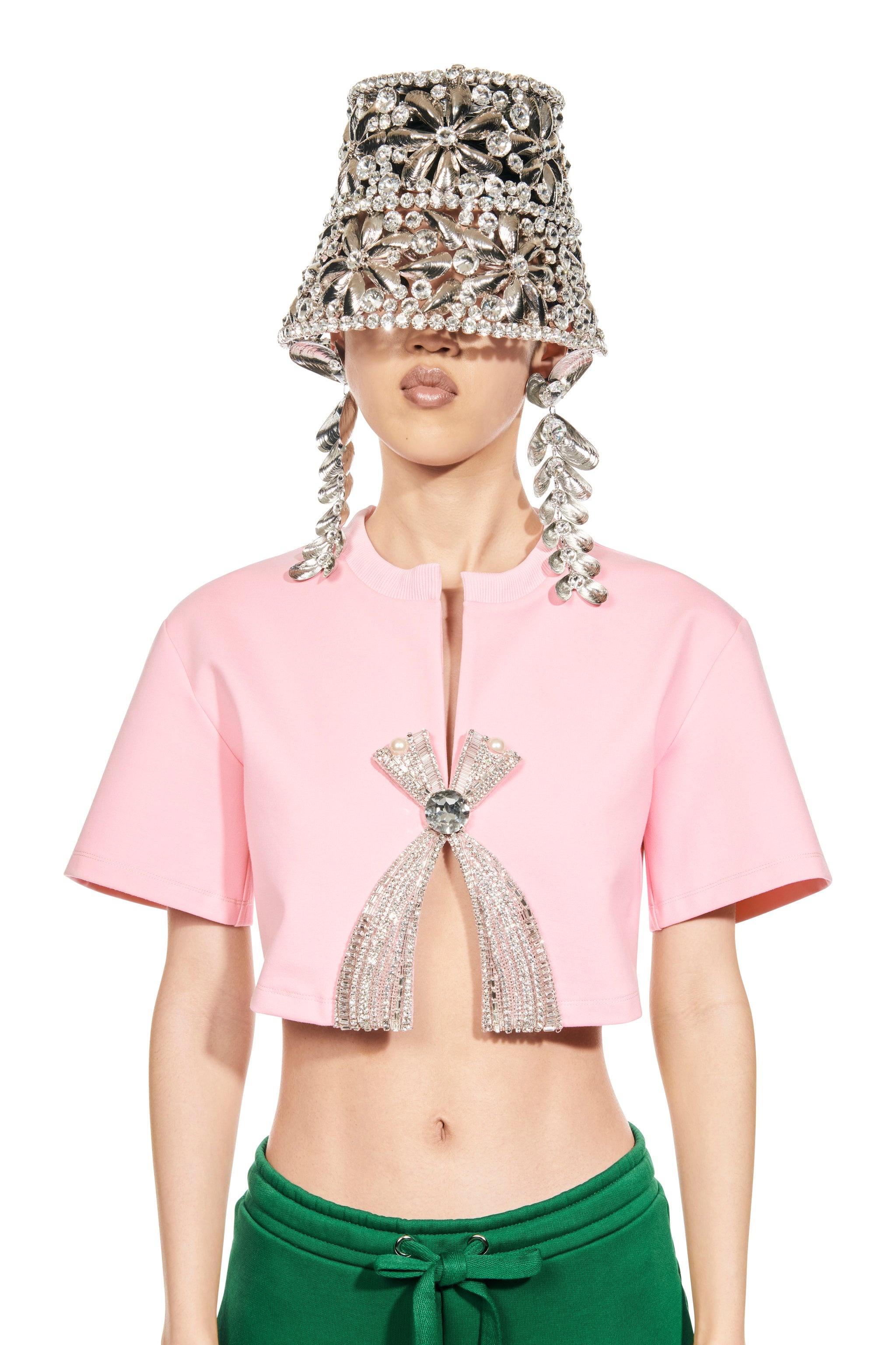 DECO BOW CROPPED T-SHIRT - 3