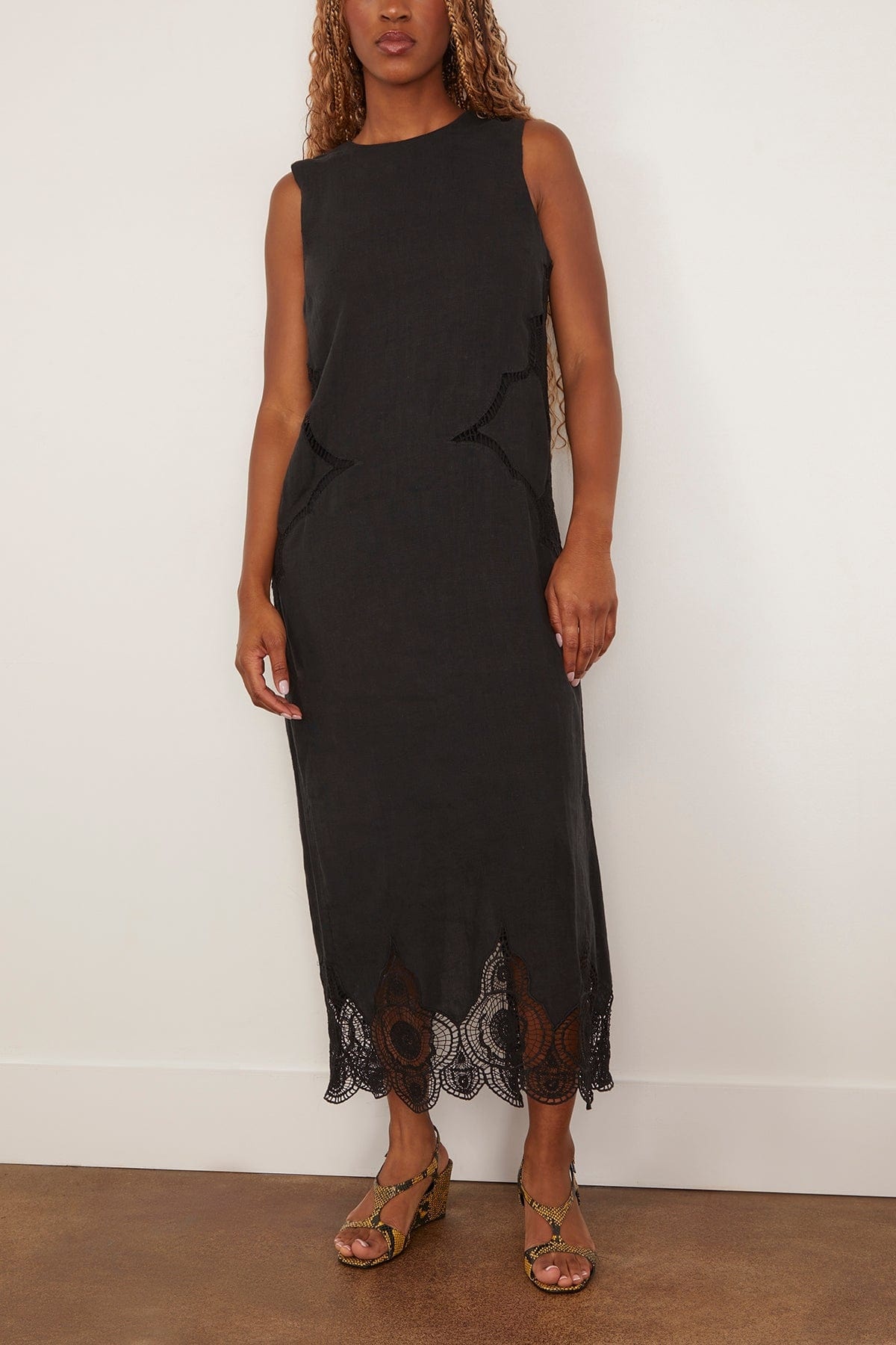 Faden Dress in Black - 3