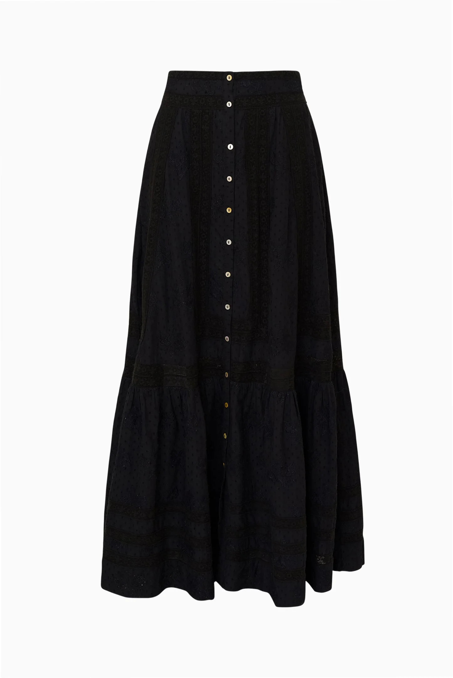 Araminta Cotton Maxi Skirt - 1