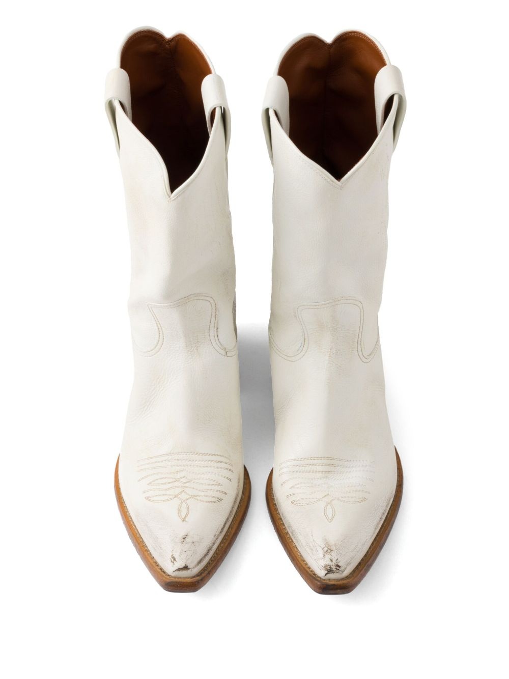 25mm leather boots - 4