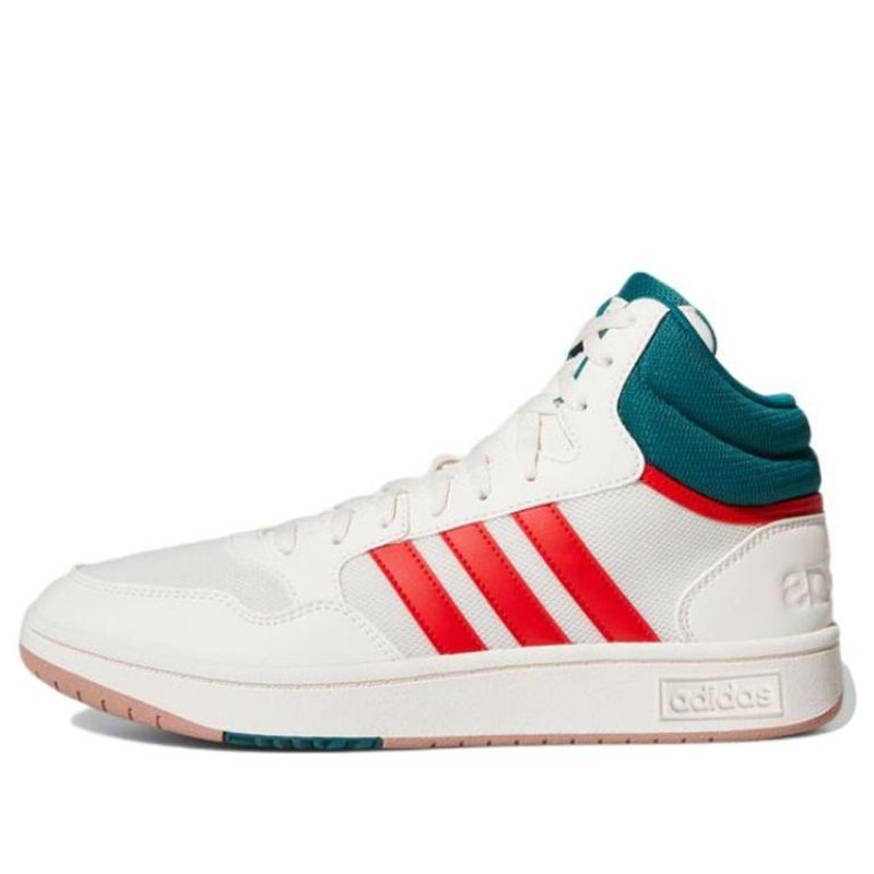 adidas Hoops 3.0 Mid 'White Vivid Red' GZ3811 - 1