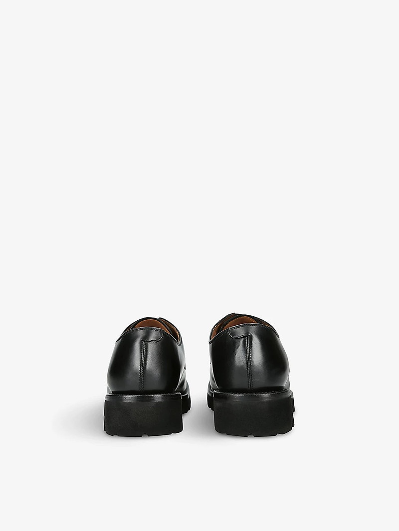 Grenson Gardener lace-up leather Derby shoes outlook