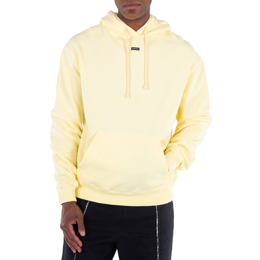 Bluemarble Men's Tender Yellow "Lost In" Print Hoodie - 3