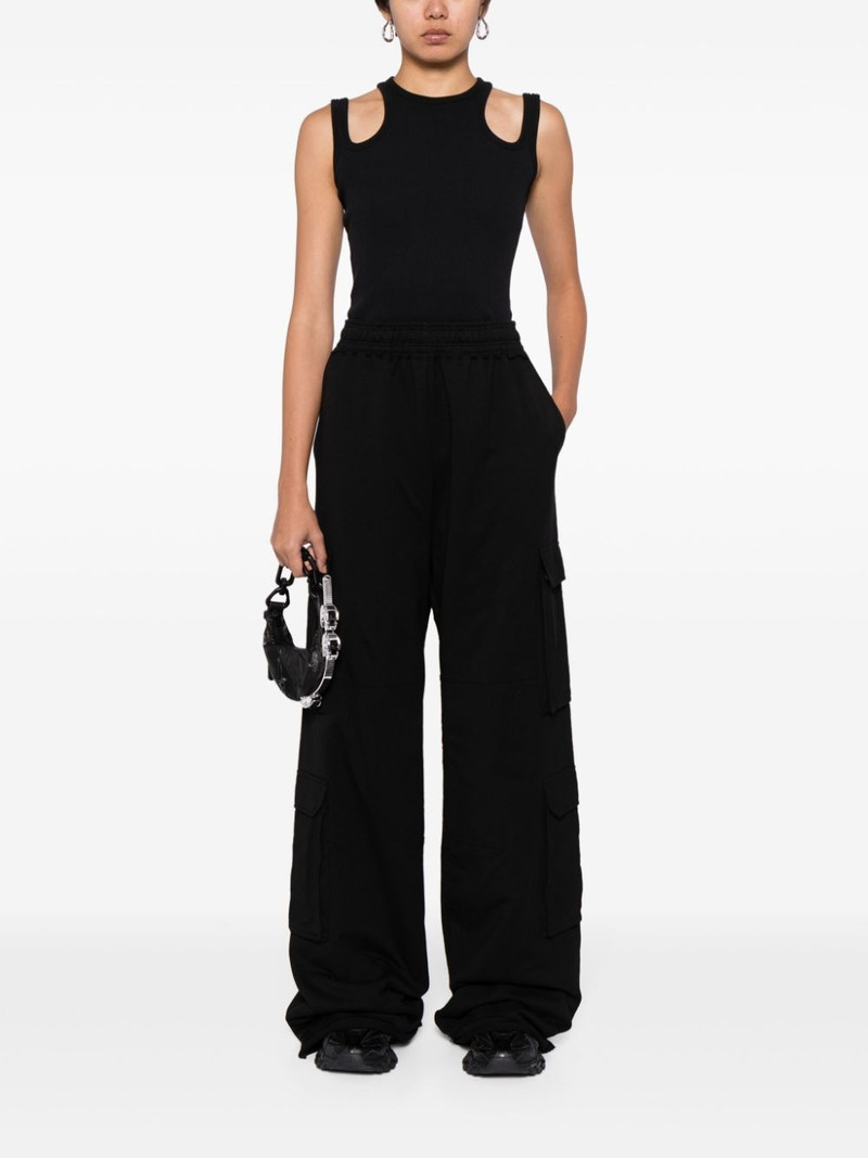 VETEMENTS cargo cotton track pants outlook
