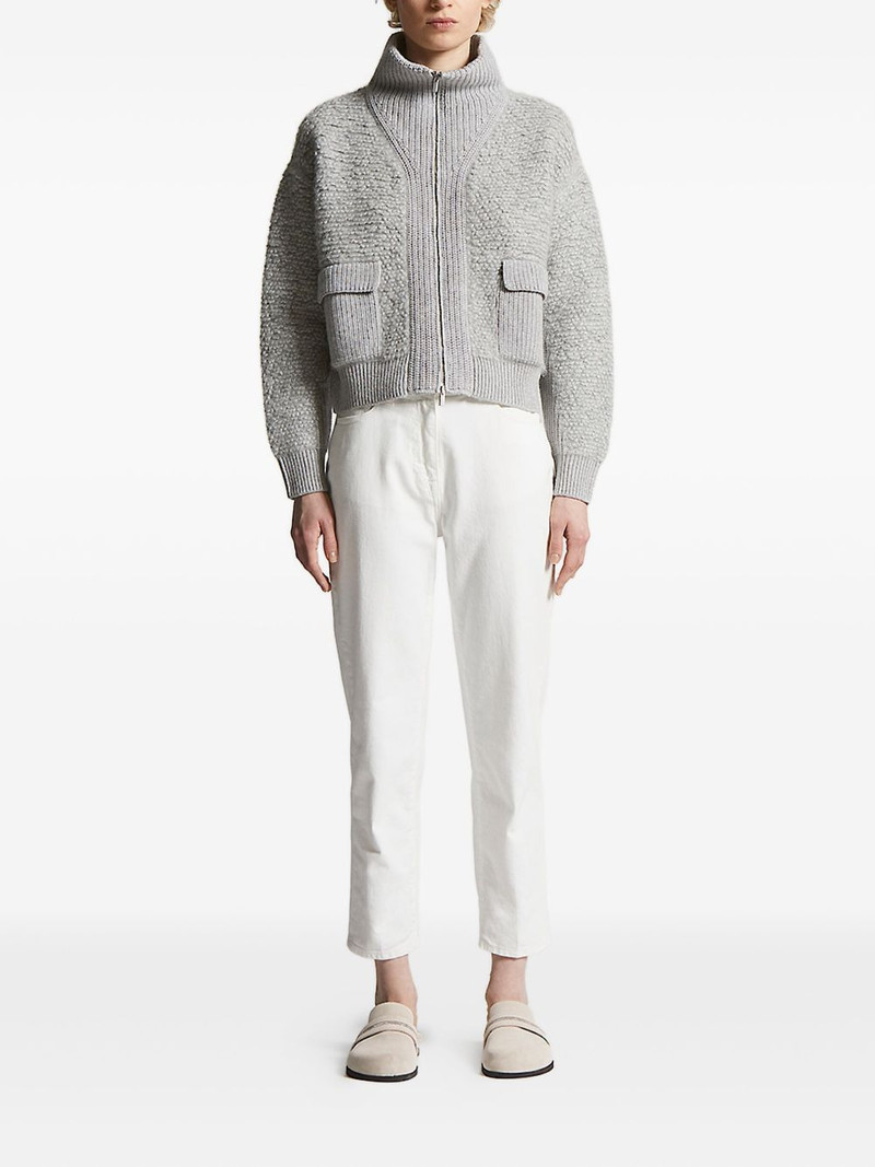 PESERICO flap-pocket cardigan outlook