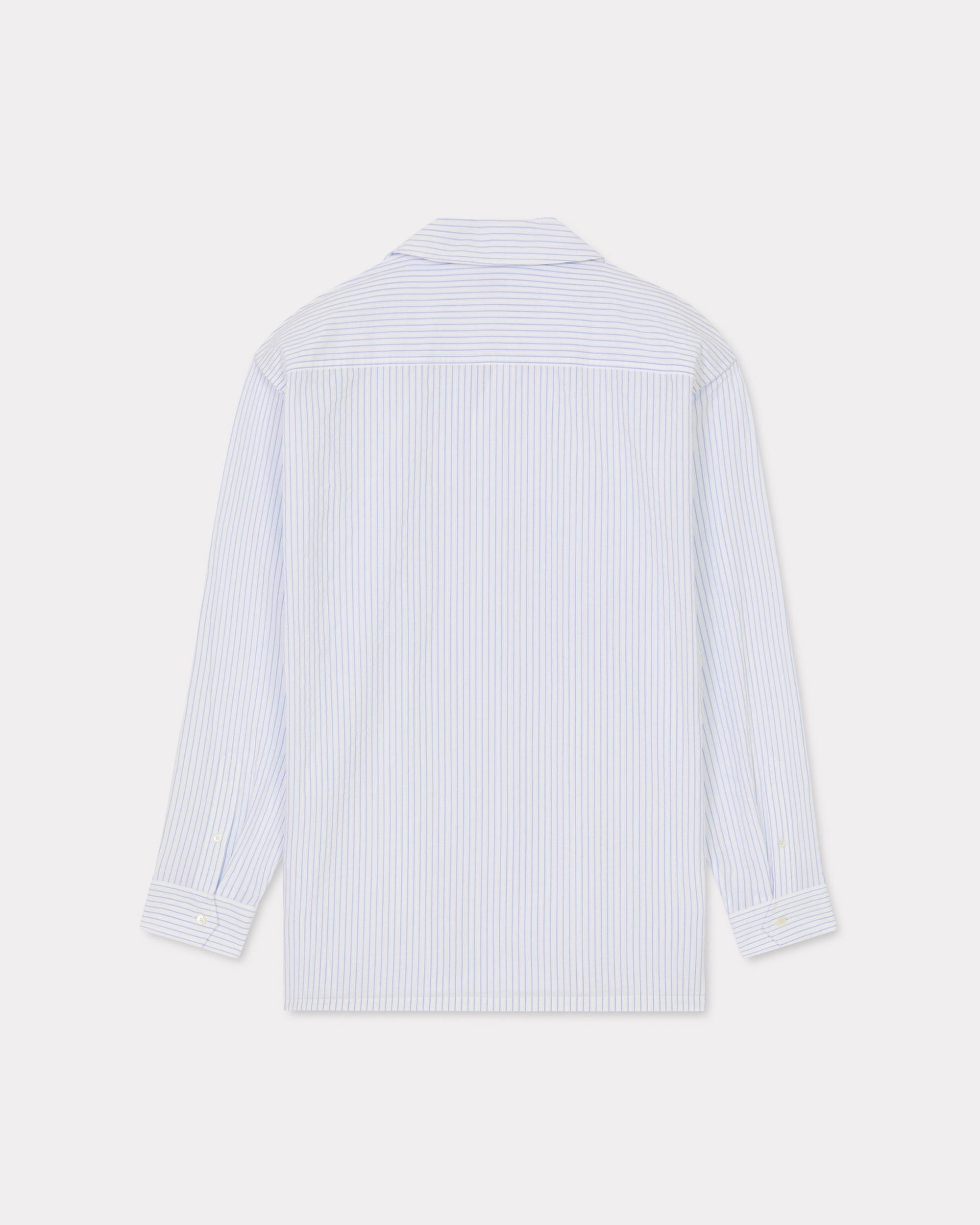 Stripes oversized long sleeve hawaiian shirt - 2