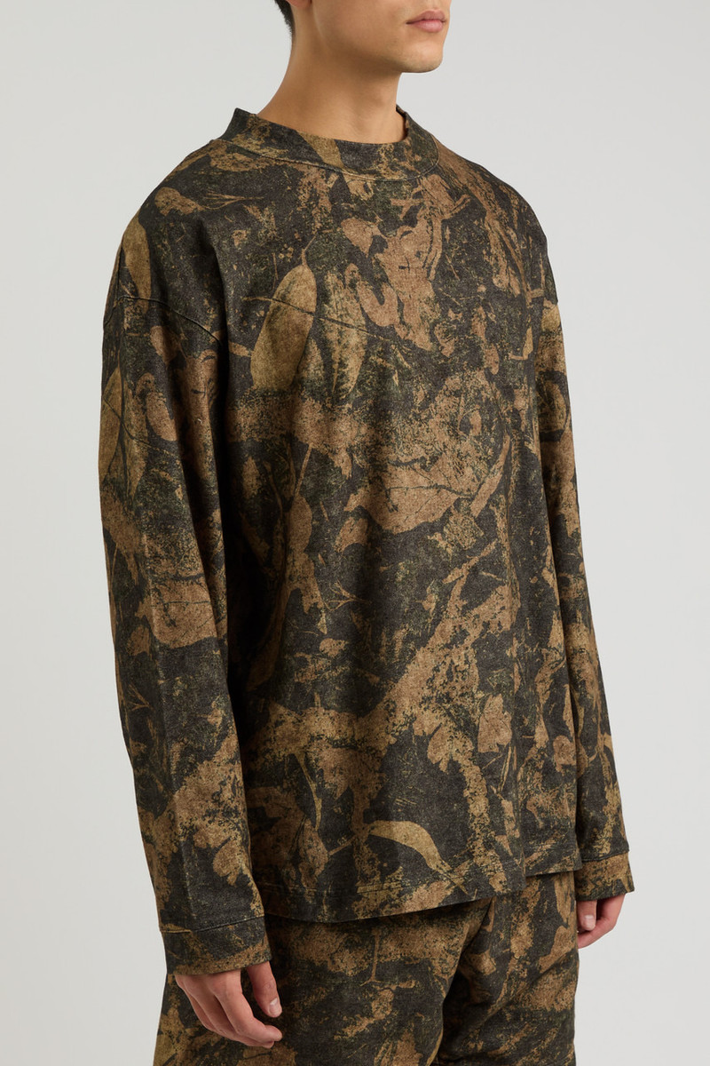 Acne Studios Acne Studios Camouflage-print Cotton top outlook