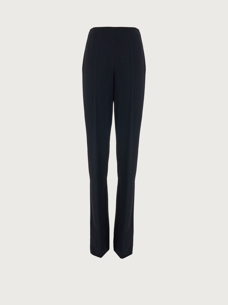 Straight cut pleated trouser 1