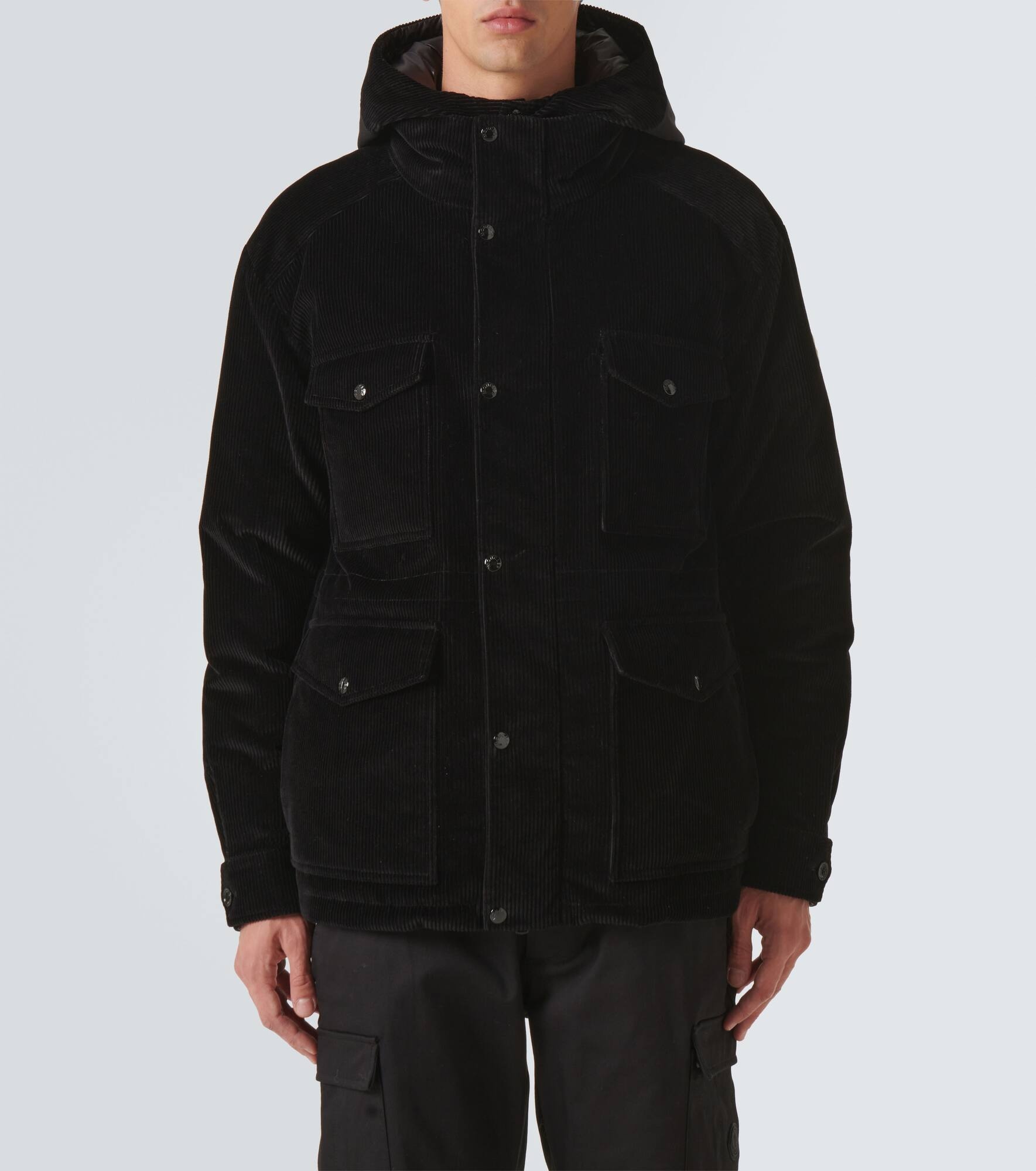 Greselin reversible corduroy down jacket - 3