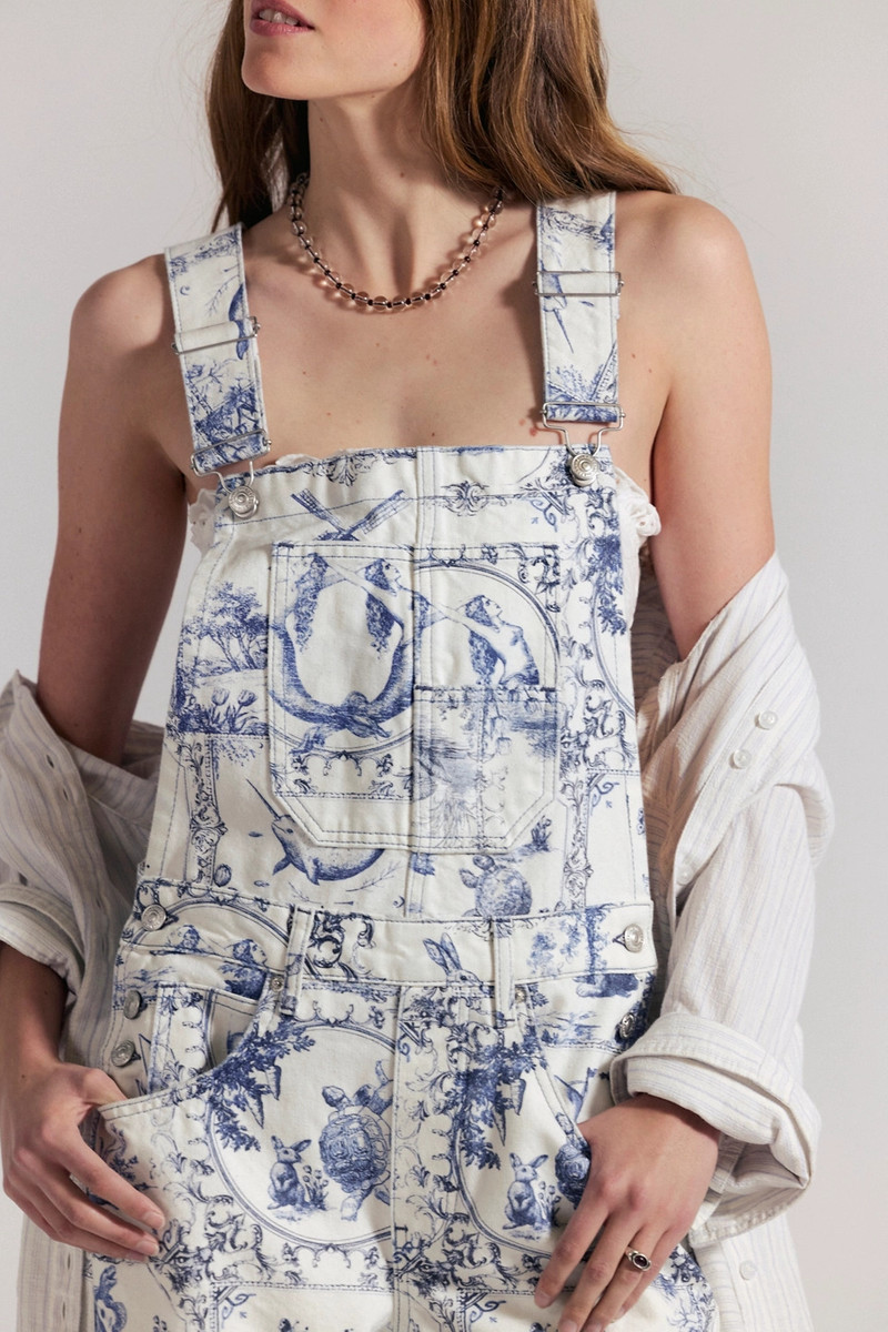 We The Free Good Luck Printed Overalls 3