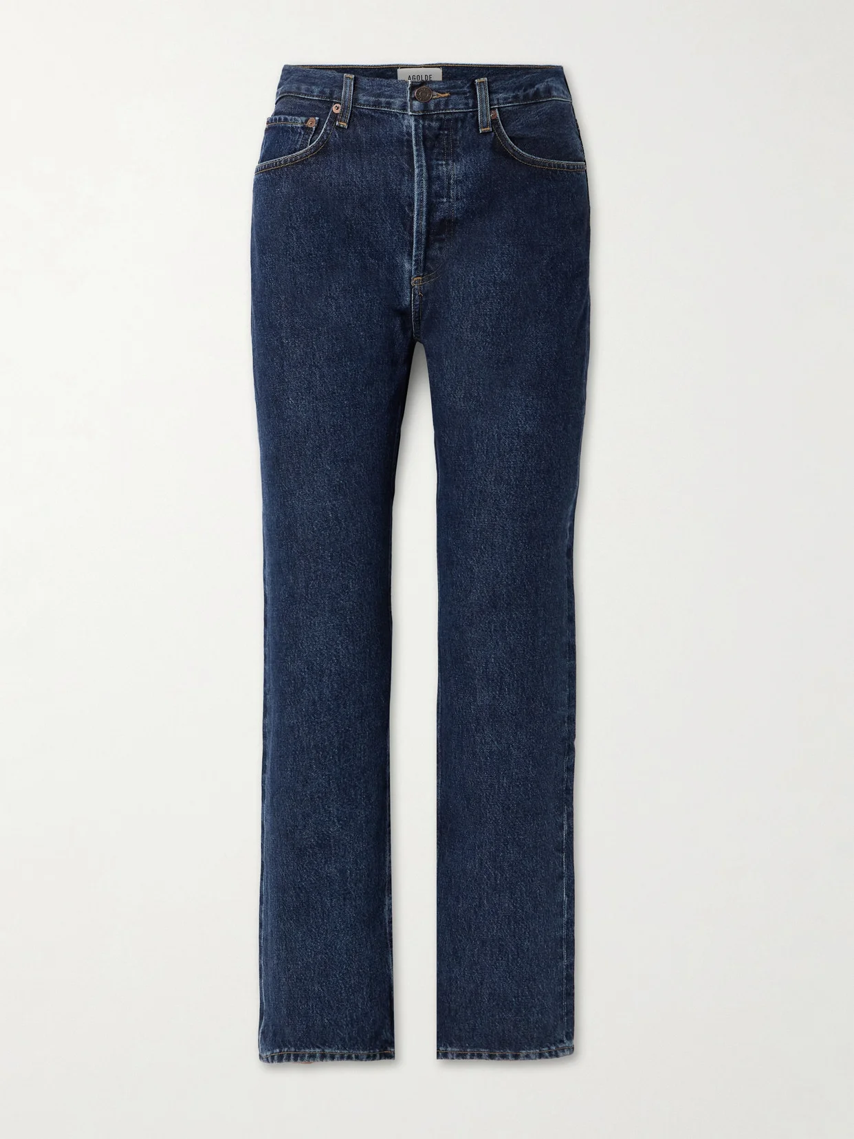 '90s Pinch Waist High-rise Straight-leg Jeans - 1