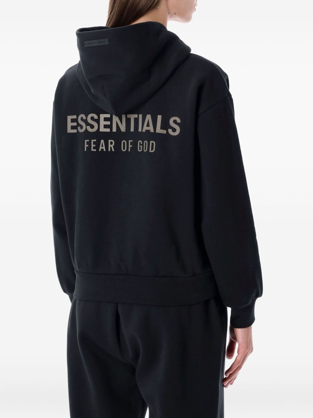 logo-print hoodie - 2