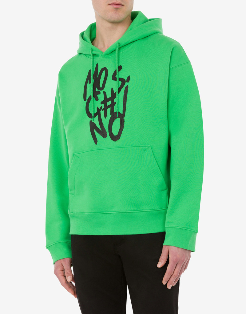 Moschino SCRIBBLE LOGO HOODIE outlook
